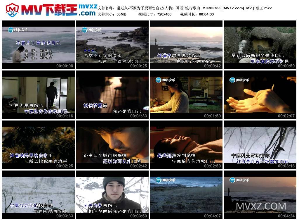 谢延久-不要为了爱而伤自己(人物)_国语_流行歌曲_MC305783